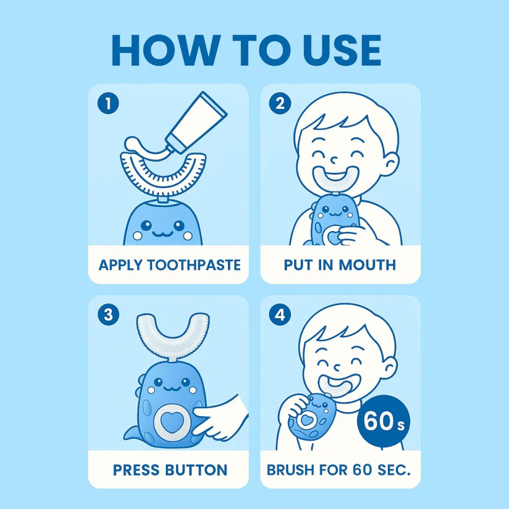 Kids Ultrasonic Toothbrush